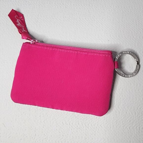 Vera Bradley Zip ID Case Coin Purse Keychain ID Badge - Picture 2 of 6